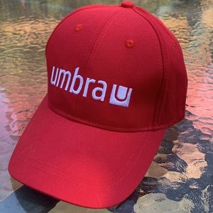 Umbra embroidered logo baseball cap. Brand new